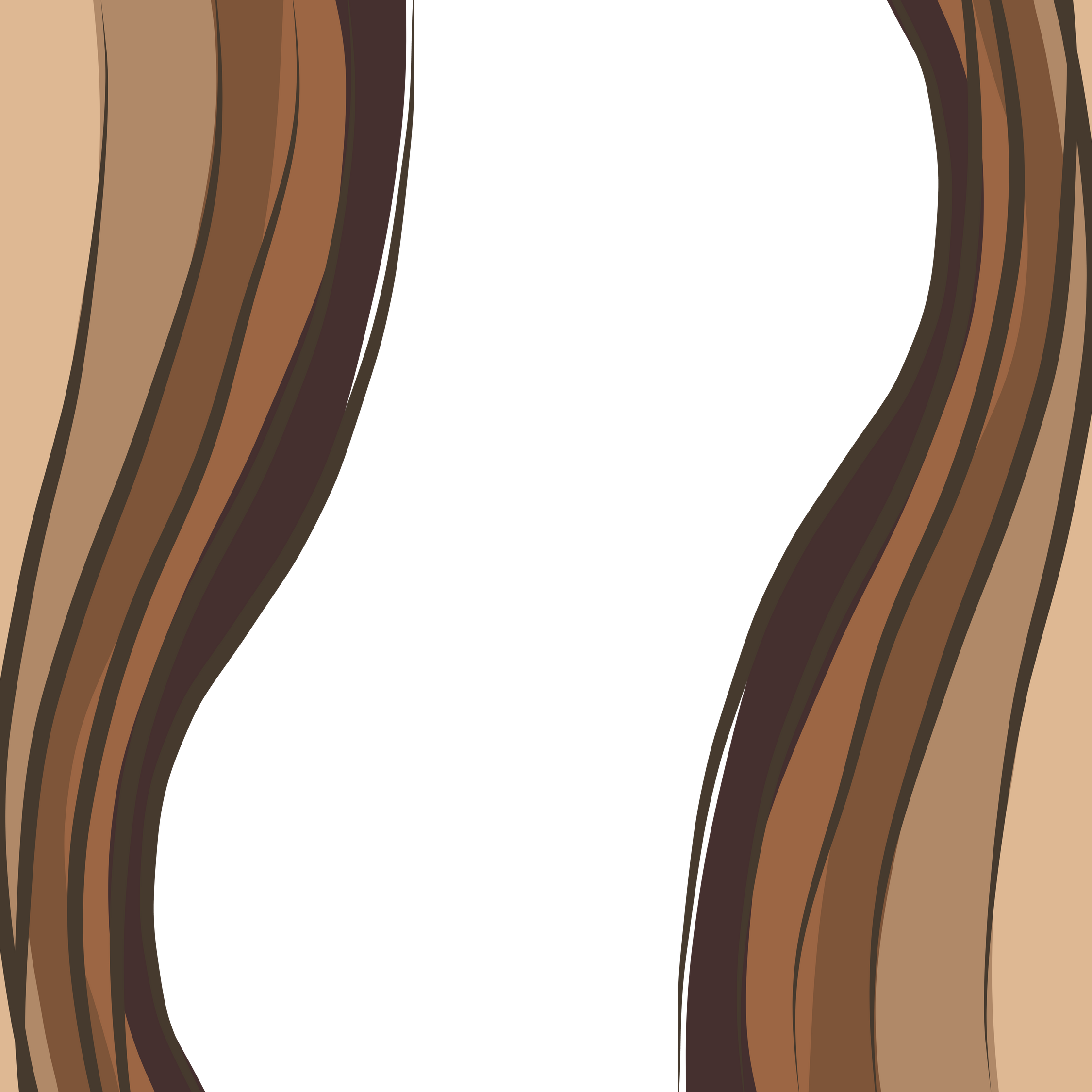 Wave brown curtains